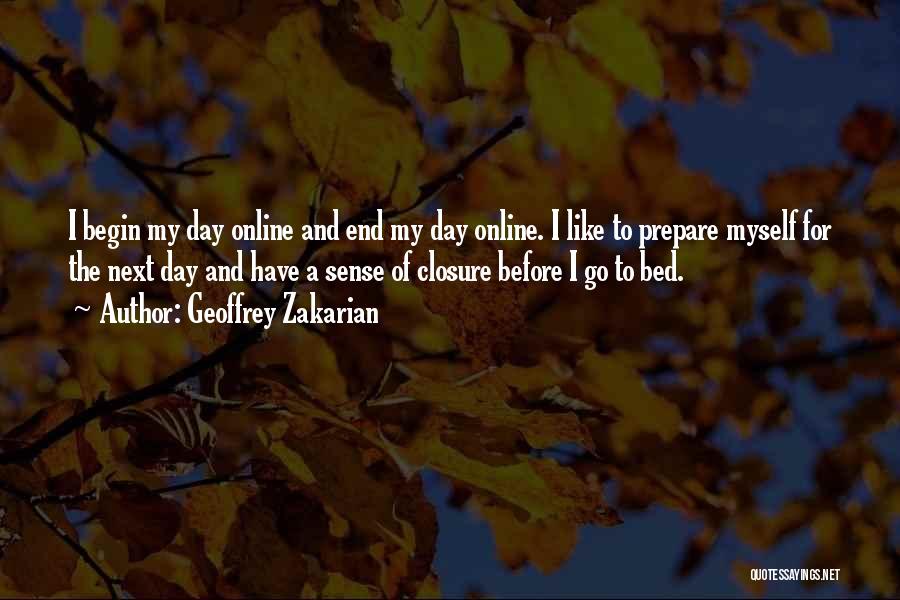 Before I Go To Bed Quotes By Geoffrey Zakarian