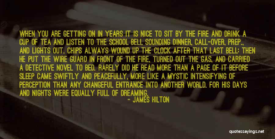 Before I Go To Sleep Novel Quotes By James Hilton