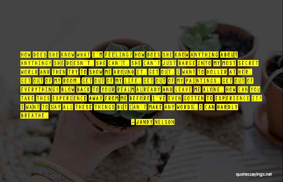 Before I Leave This World Quotes By Jandy Nelson Before I Leave This World Quotes By Jandy Nelson