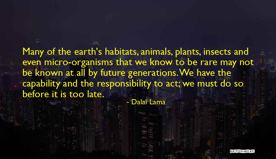 Before It Is Too Late Quotes By Dalai Lama Before It Is Too Late Quotes By Dalai Lama