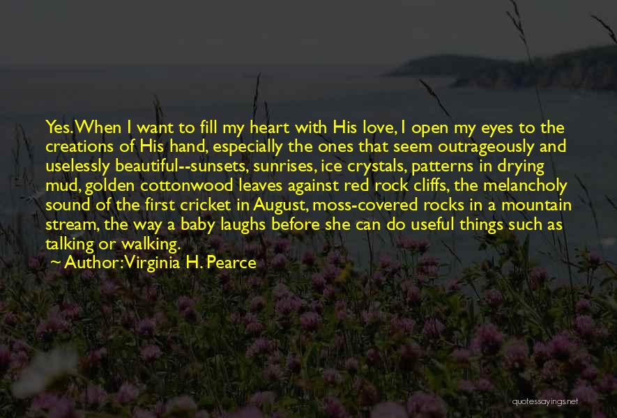 Before She Leaves Quotes By Virginia H. Pearce