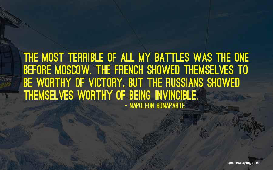 Before The Battle Quotes By Napoleon Bonaparte