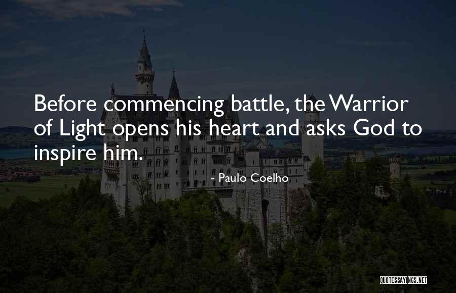 Before The Battle Quotes By Paulo Coelho