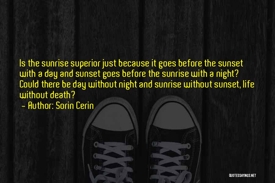 Before The Sunrise Quotes By Sorin Cerin