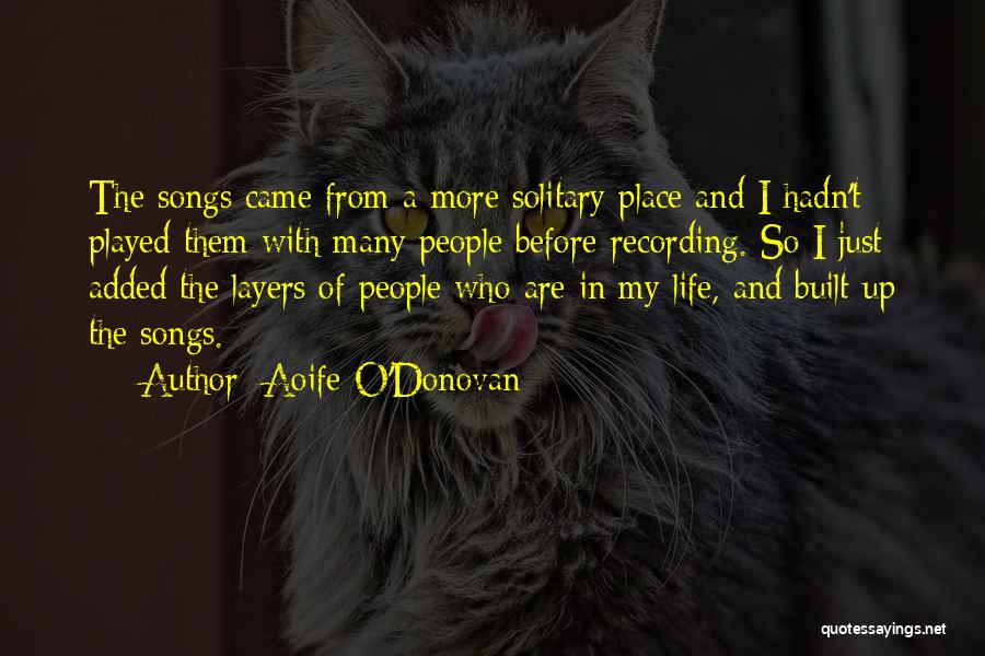 Before You Came Into My Life Quotes By Aoife O'Donovan