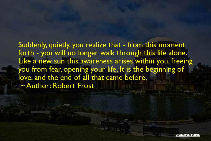 Before You Came Quotes By Robert Frost