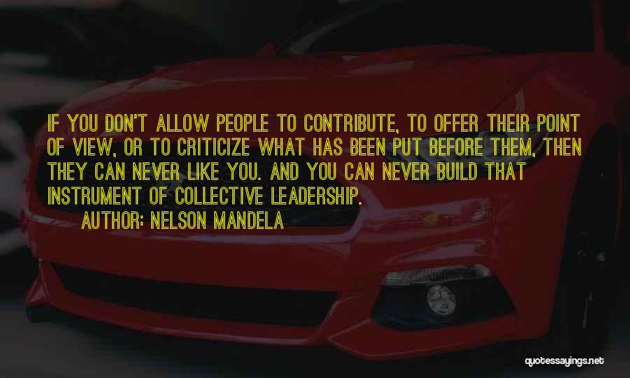 Before You Criticize Quotes By Nelson Mandela