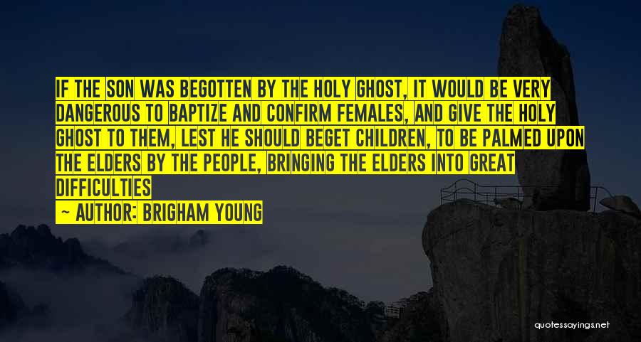 Beget Quotes By Brigham Young