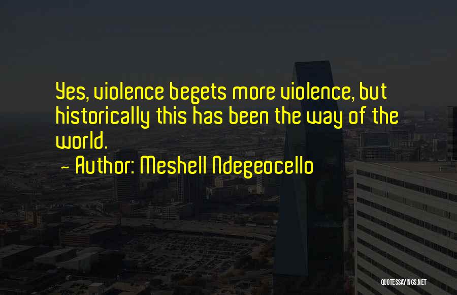Begets Quotes By Meshell Ndegeocello