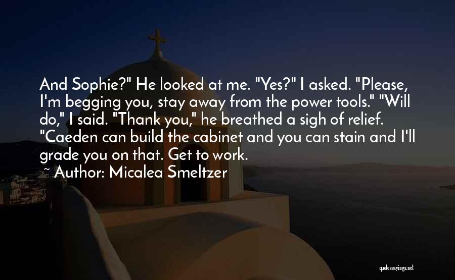 Begging You To Stay Quotes By Micalea Smeltzer