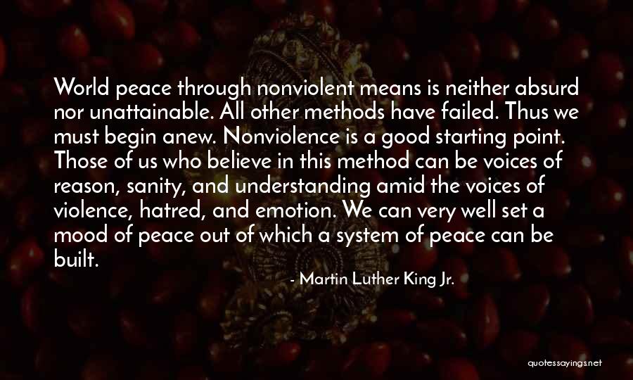 Begin Anew Quotes By Martin Luther King Jr. Begin Anew Quotes By Martin Luther King Jr.