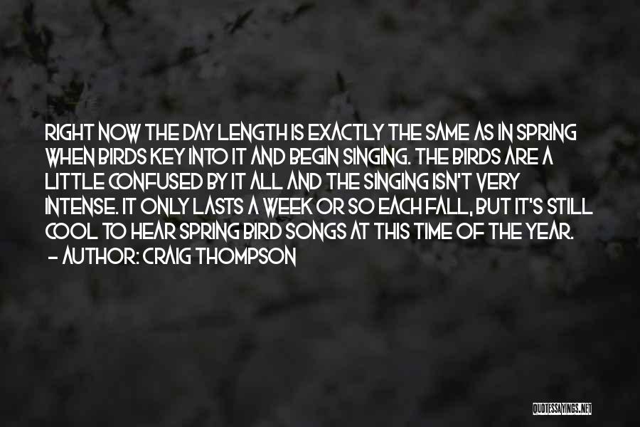 Begin The Week Quotes By Craig Thompson