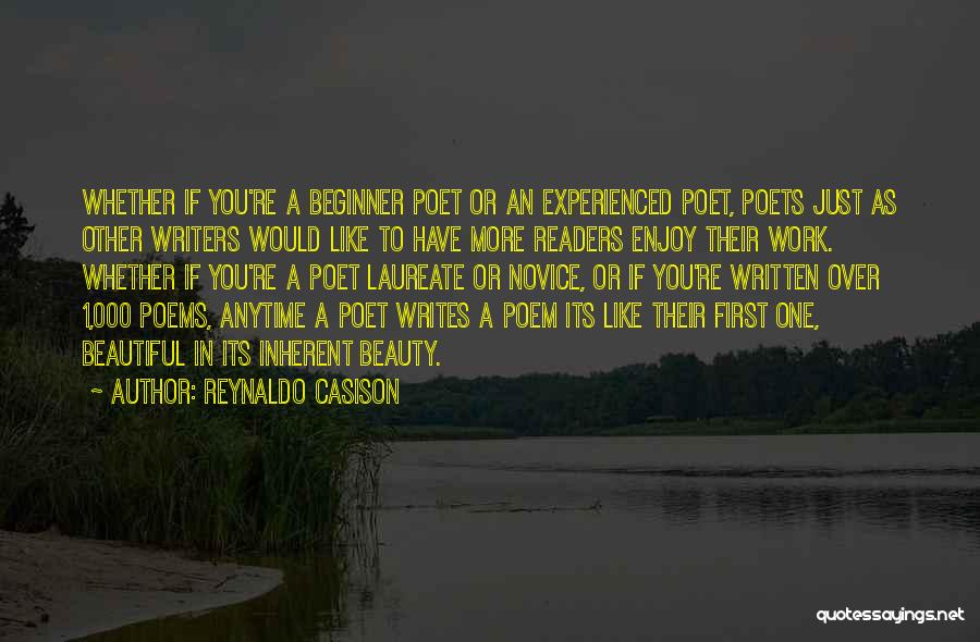 Beginner Quotes By Reynaldo Casison