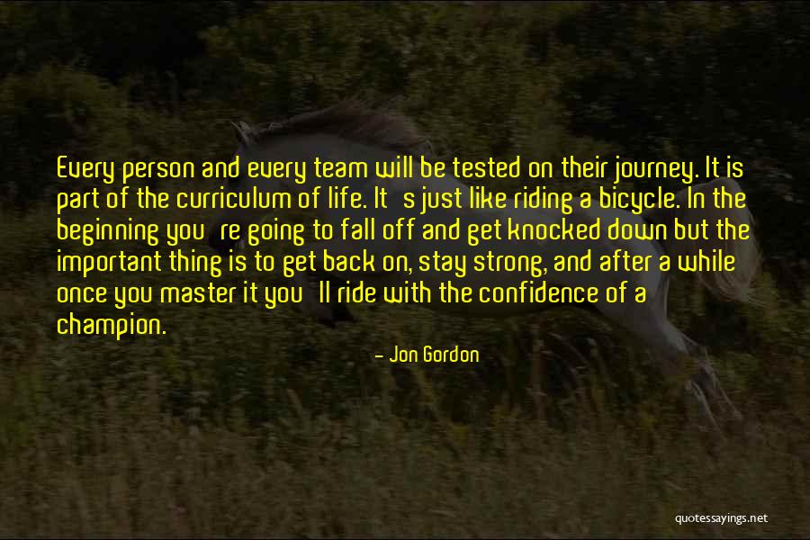 Beginning A Journey Quotes By Jon Gordon