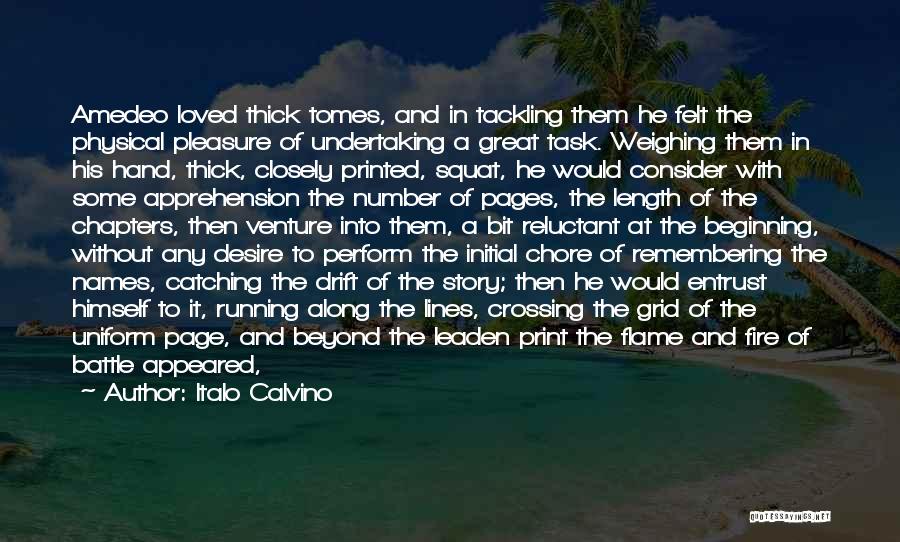 Beginning A Story Quotes By Italo Calvino