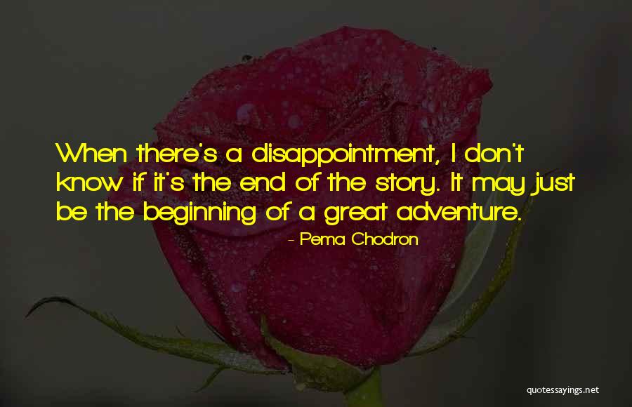 Beginning An Adventure Quotes By Pema Chodron Beginning An Adventure Quotes By Pema Chodron