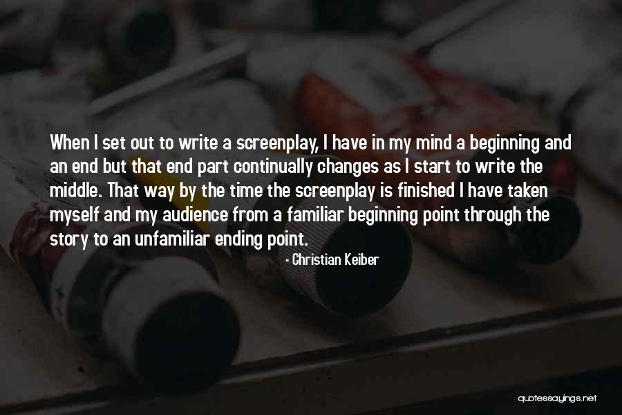 Beginning And Ending Quotes By Christian Keiber Beginning And Ending Quotes By Christian Keiber