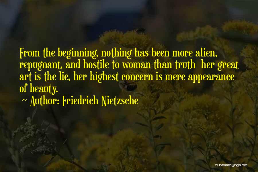 Beginning Art Quotes By Friedrich Nietzsche