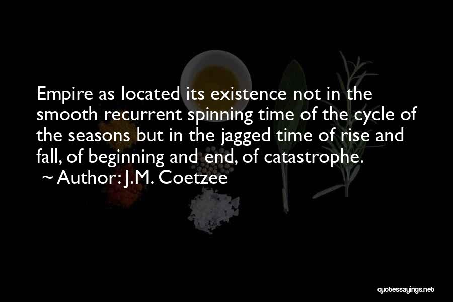 Beginning Of End Quotes By J.M. Coetzee