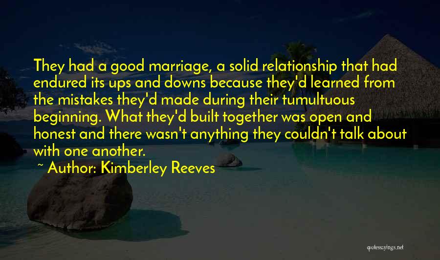 Beginning Relationship Quotes By Kimberley Reeves
