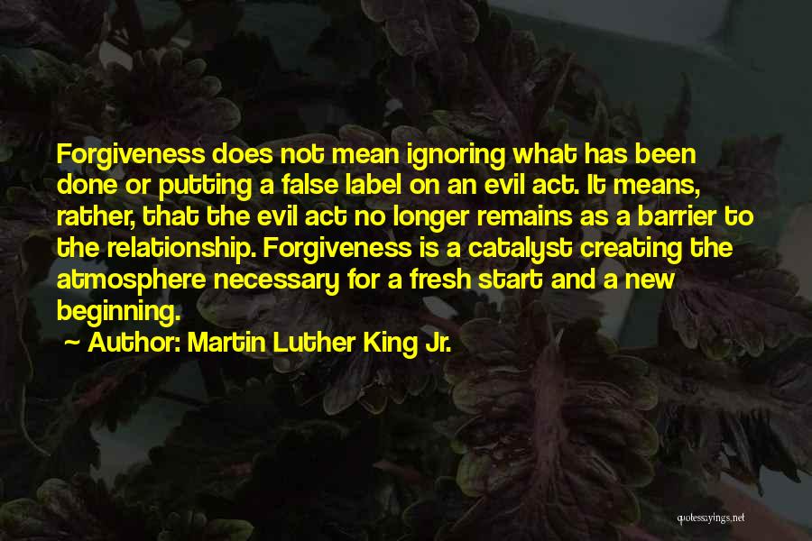 Beginning Relationship Quotes By Martin Luther King Jr.