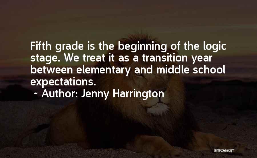 Beginning The School Year Quotes By Jenny Harrington
