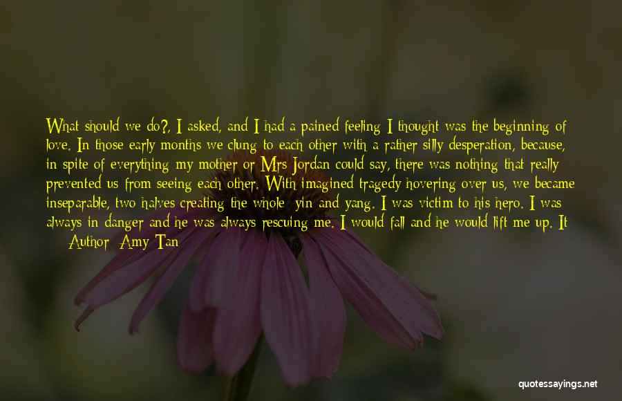 Beginning To Fall In Love Quotes By Amy Tan