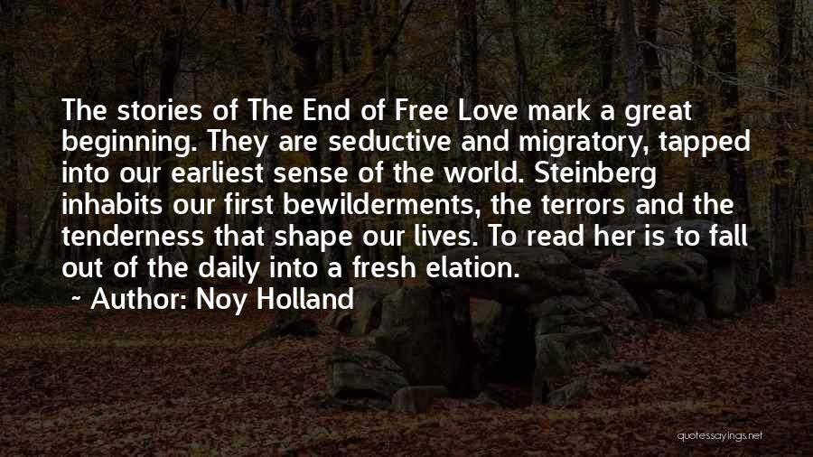 Beginning To Fall In Love Quotes By Noy Holland