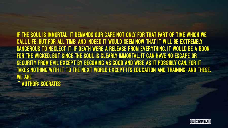 Beginning To Not Care Quotes By Socrates