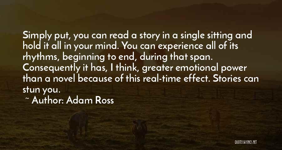 Beginning With The End In Mind Quotes By Adam Ross