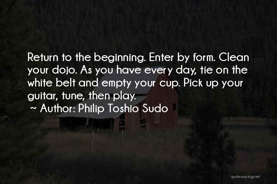 Beginning Your Day Quotes By Philip Toshio Sudo