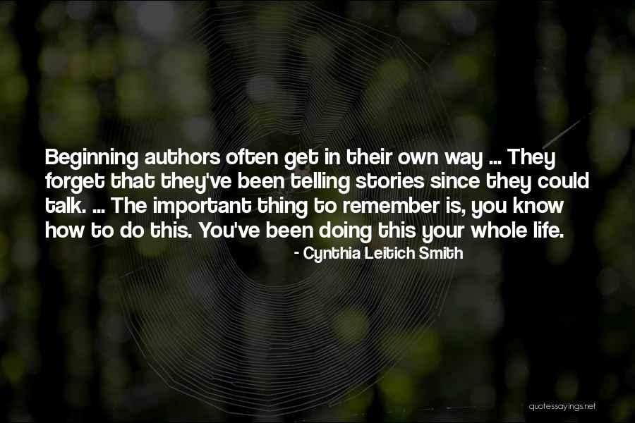 Beginning Your Life Quotes By Cynthia Leitich Smith Beginning Your Life Quotes By Cynthia Leitich Smith