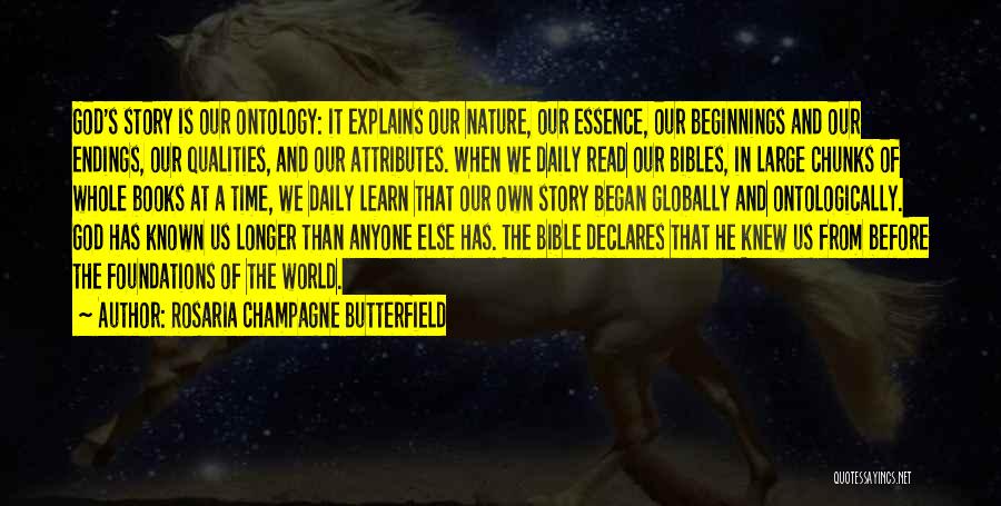 Beginnings And Endings Quotes By Rosaria Champagne Butterfield