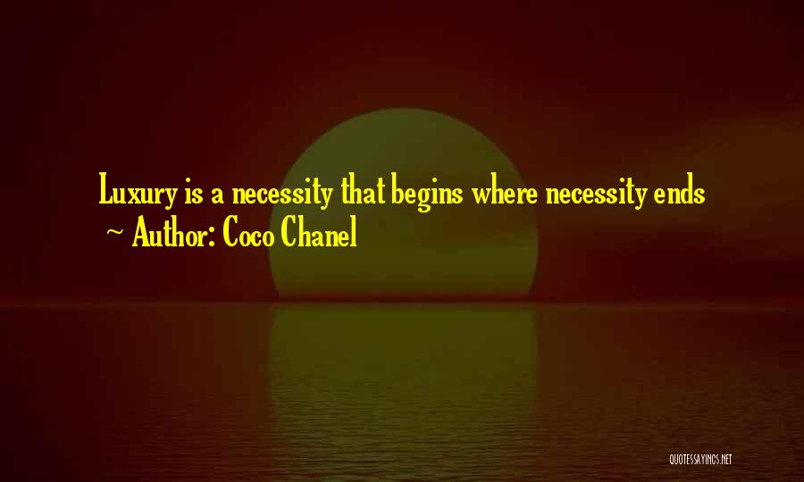 Begins Quotes By Coco Chanel