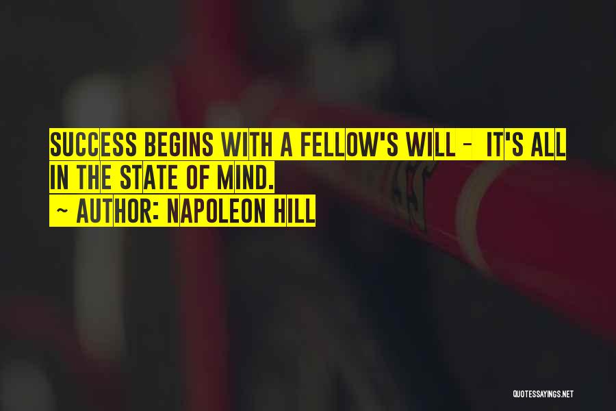 Begins Quotes By Napoleon Hill