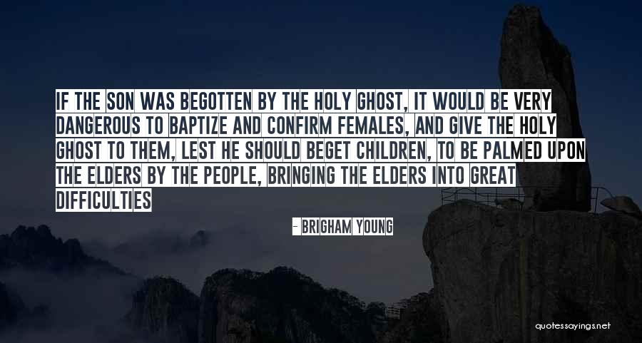 Begotten Quotes By Brigham Young