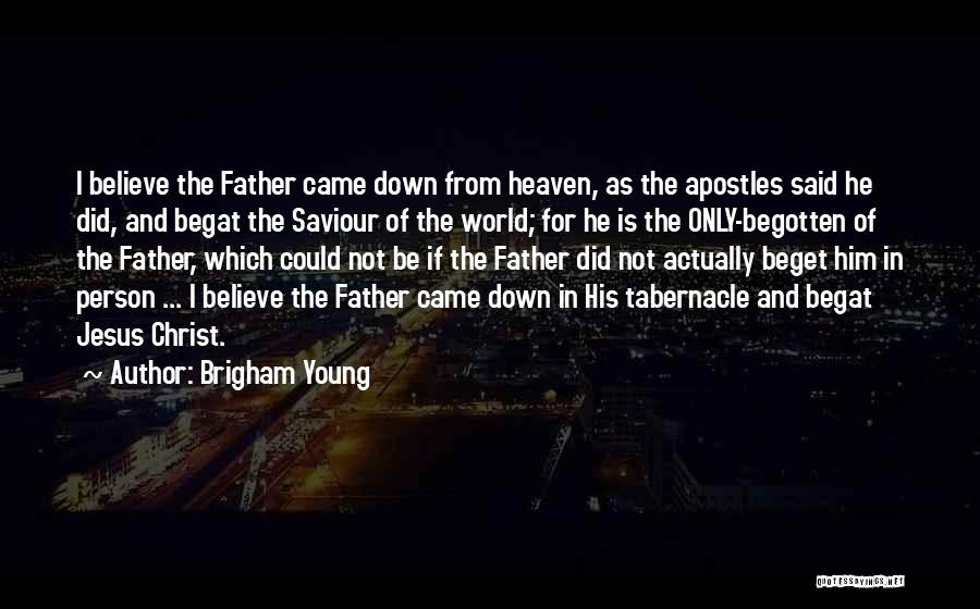 Begotten Quotes By Brigham Young