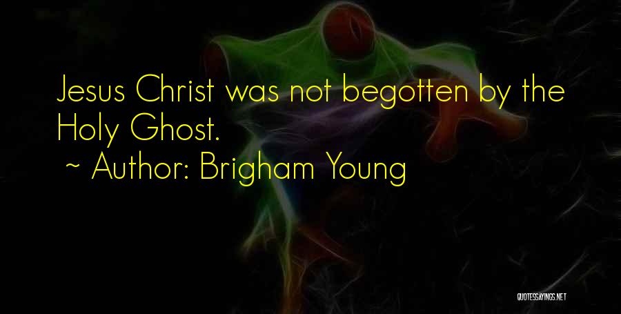 Begotten Quotes By Brigham Young