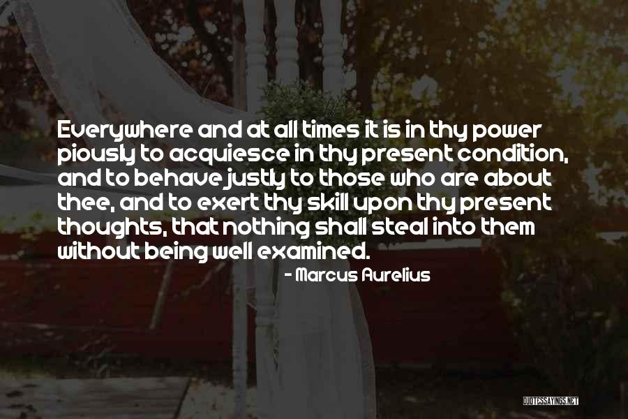 Behave Well Quotes By Marcus Aurelius