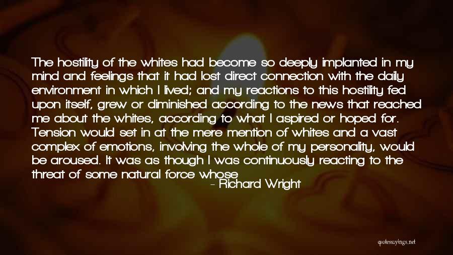 Behavior And Personality Quotes By Richard Wright