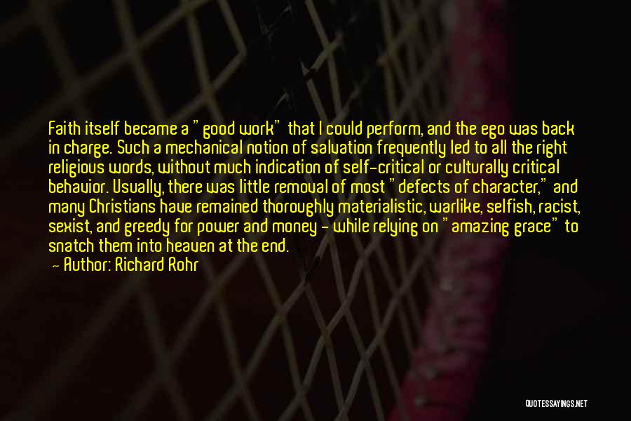 Behavior At Work Quotes By Richard Rohr