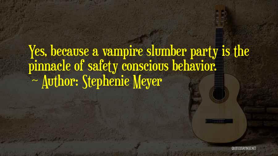 Behavior Funny Quotes By Stephenie Meyer