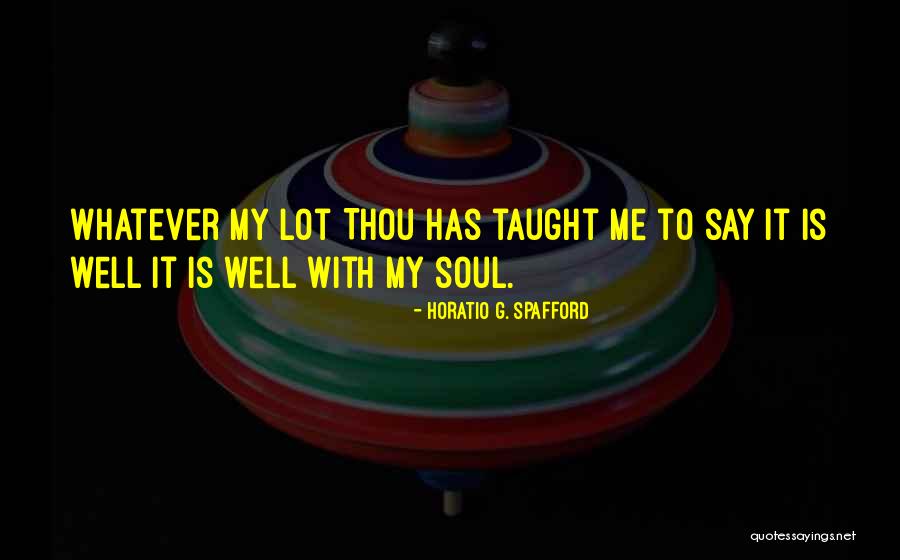 Behavior Intervention Quotes By Horatio G. Spafford Behavior Intervention Quotes By Horatio G. Spafford