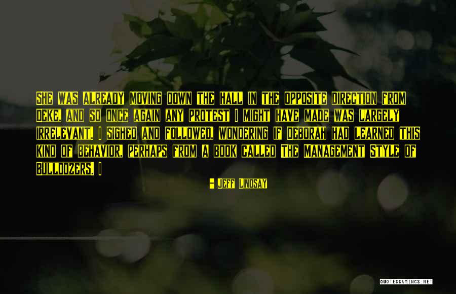 Behavior Management Quotes By Jeff Lindsay Behavior Management Quotes By Jeff Lindsay