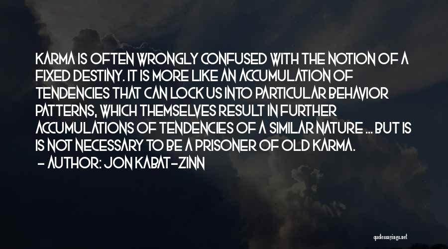 Behavior Patterns Quotes By Jon Kabat-Zinn