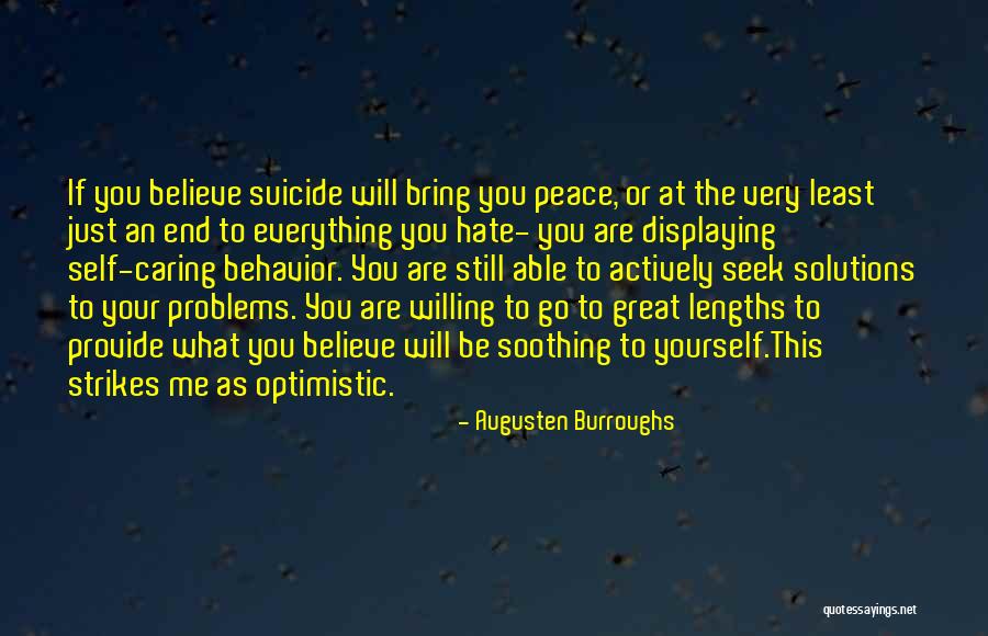 Behavior Problems Quotes By Augusten Burroughs