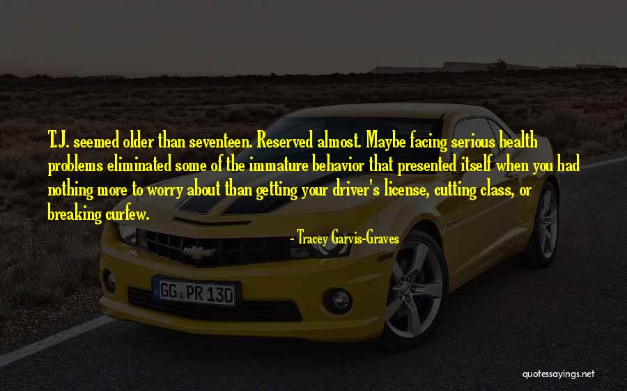 Behavior Problems Quotes By Tracey Garvis-Graves Behavior Problems Quotes By Tracey Garvis-Graves