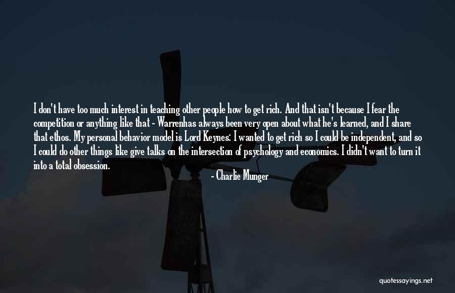 Behavior Psychology Quotes By Charlie Munger Behavior Psychology Quotes By Charlie Munger
