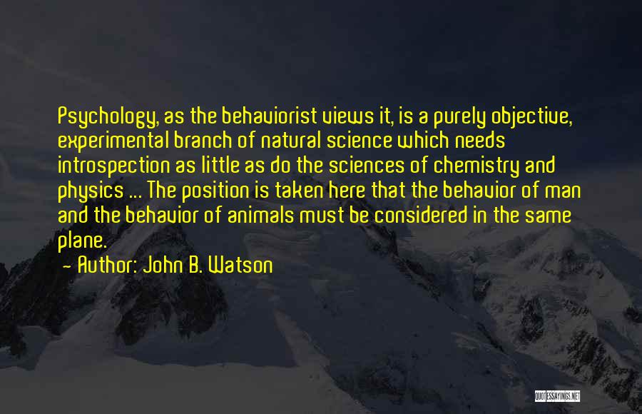 Behavior Psychology Quotes By John B. Watson