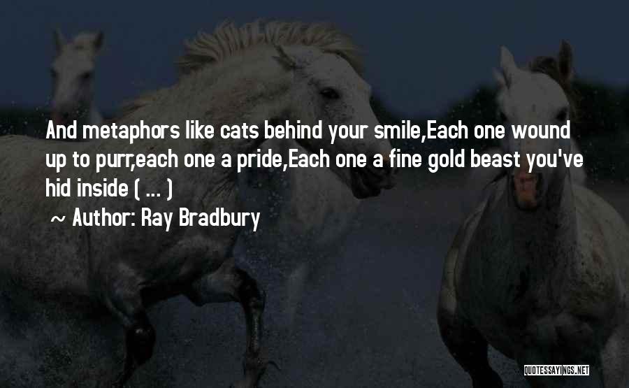 Behind A Smile Quotes By Ray Bradbury